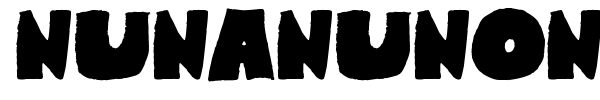 Nunanunong font preview